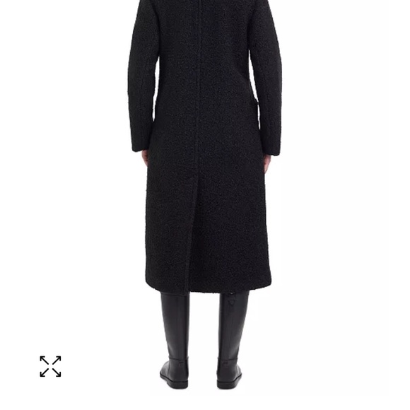 Ladies long BCBGeneration black coat - Picture 3 of 16